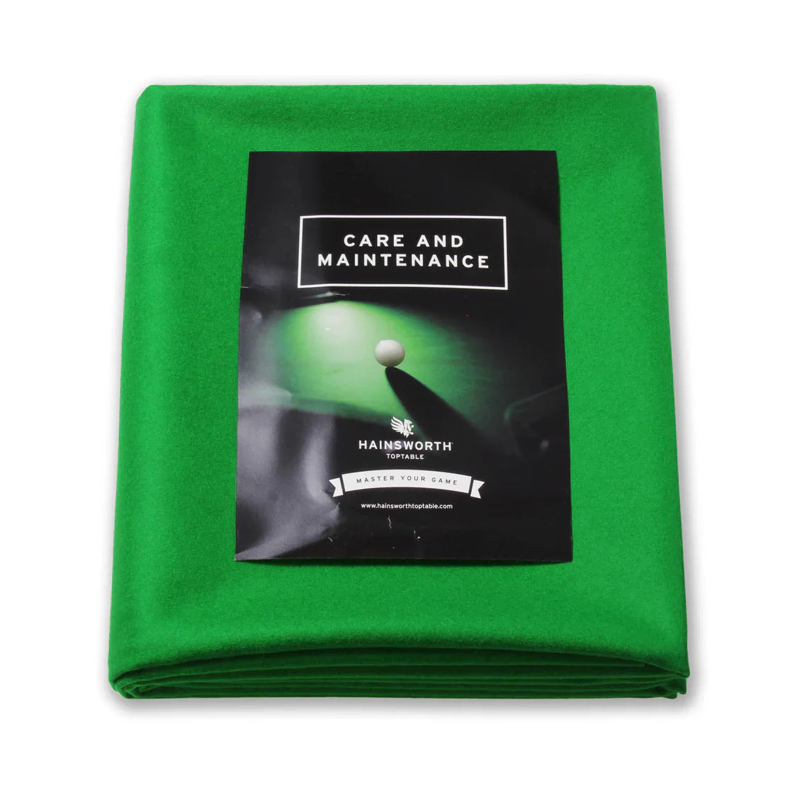 Hainsworth Match Cloth - 12 ft Snooker Green Bed & Cushion Set