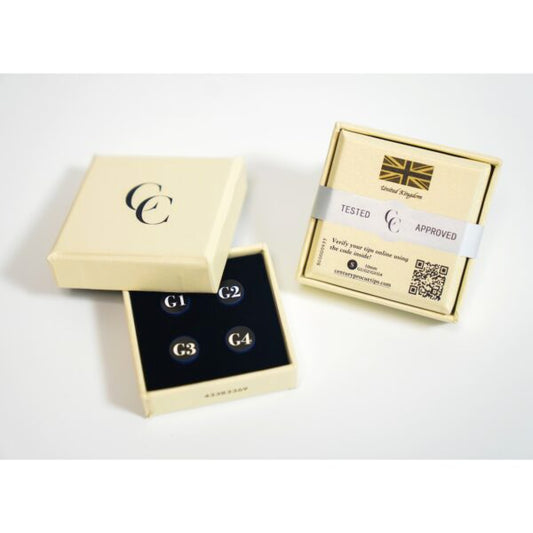 Century Pro G1 Snooker Cue Tips - Soft - 11mm (Box of 4)
